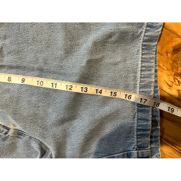 Bill Blass Vintage Denim Shorts Size 12 High Waist Mom Style - Picture 6 of 7